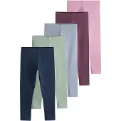 Next Leggings marino / verde pastel / cyclam / rosa