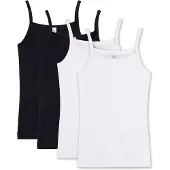 Sanetta Camiseta térmica negro / blanco