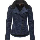 Ragwear Chaqueta polar 'Saskie' azul moteado