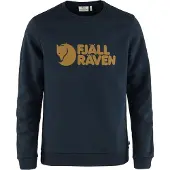 Fjällräven - Sudaderas - Fjällräven Logo Sweater M Dark Navy de Algodón - Talla L - Azul marino