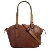 Spikes & Sparrow Bolso de mano cognac
