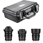 Samyang Conjunto Básico De Lentes Dslr Sony E