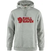 Fjällräven - Logo Hoodie - Sudadera size XS, gris