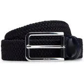BOSS Cinturón 'Clorio' negro / plata