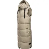 NAVAHOO Chaleco beige / negro / blanco