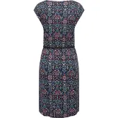Ragwear Vestido 'Lilithe Ikat' azul oscuro / rosa