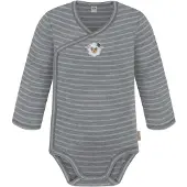 Normani Pijama entero/body 'Kaitaia' gris / gris humo / gris oscuro