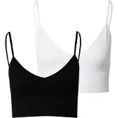 ONLY Sujetador 'ONLVICKY' negro / blanco