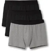 Calida Calzoncillo boxer gris moteado / negro