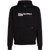 Karl lagerfeld JEANS Sudadera negro / blanco