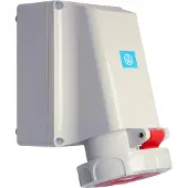 Walther Werke Enchufe mural , 63A, 5 polos, 400V, grado de protección IP67