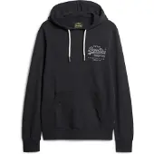 Superdry Sudadera 'Heritage' gris / negro