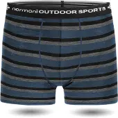 Normani Calzoncillo deportivo 'Adelaide' navy / gris / negro