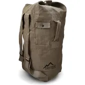 Normani Mochila deportiva 'Submariner 90' beige oscuro / negro