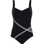 Sunflair Traje de baño negro / blanco