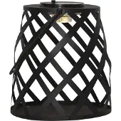 Star Trading Lámpara solar LED Calabria, rombos, alto 20 cm