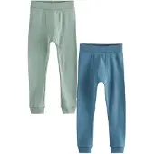 Next Leggings azul paloma / verde pastel