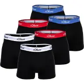 s.Oliver Calzoncillo boxer azul / rojo fuego / negro / blanco