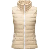MARIKOO Chaleco 'Reimii' beige claro / blanco