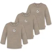 Normani Camiseta 'Taupo' beige / marrón / verde oscuro / blanco