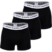 Ralph Lauren Calzoncillo boxer 'BCI COTTON/ELASTANE 3PK TRN Intimo' negro