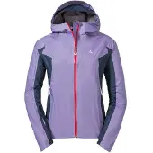 Schöffel Chaqueta de montaña 'Ryten' petróleo / lila / rojo / blanco