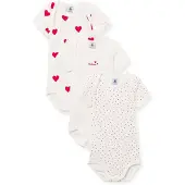 Petit Bateau Pijama entero/body rojo / blanco