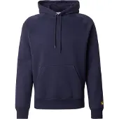 Carhartt WIP - Sudaderas - Hooded Chase Sweat Dark Navy Gold de Algodón - Talla XL - Azul marino