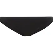 Icebreaker - Women's Siren Bikini - Pantalones interiores de lana merina size S, negro