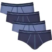 Sloggi Braga azul oscuro / blanco