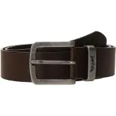 Levi's Cinturón 'Metal Two Horse Keeper Belt' marrón oscuro