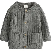 Next Cárdigan gris / blanco