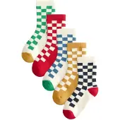 Next Calcetines ecru / rojo / negro / blanco