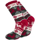 Normani Calcetines gris / rojo / blanco