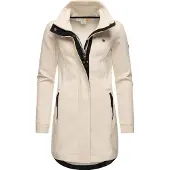 Ragwear Sudadera con cremallera 'Letrice' beige moteado / negro