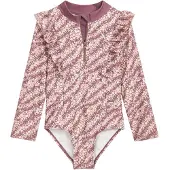 Playshoes Traje de baño lavanda / cyclam / rojo / blanco