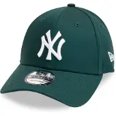 New Era Gorra '9FORTY' verde oscuro / blanco