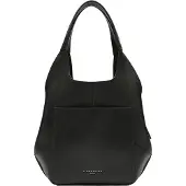 Liebeskind berlin Bolsa de hombro Piel natural 32 cm negro