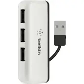 Belkin Hub F4u042bt Usb 2.0 Travel Slim 4 Port