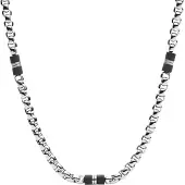Fossil Cadena 'JF03314040' negro / plata