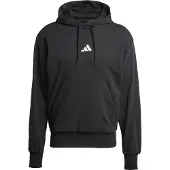 Adidas Camiseta deportiva 'Essentials Feelcozy' negro / blanco