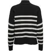 ONLY Jersey 'ONLBari' negro / blanco natural
