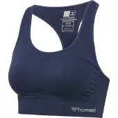 Hummel Sujetador deportivo 'Tif' marino / navy / gris claro