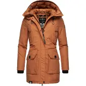 NAVAHOO Chaqueta de invierno marrón / negro