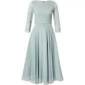 Swing Vestido de noche verde claro