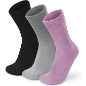 Normani Calcetines gris / rosa / negro