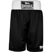 Lonsdale Pantalón deportivo negro / blanco