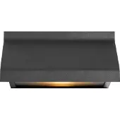 Nordlux Aplique de exterior Tadas, aluminio, cristal, negro