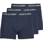 Jack & Jones Calzoncillo boxer 'Anthony' azul oscuro / blanco
