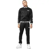 Lonsdale Chándal 'Ashwell' negro / blanco